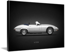 Canvas Art - E-Type Roadster