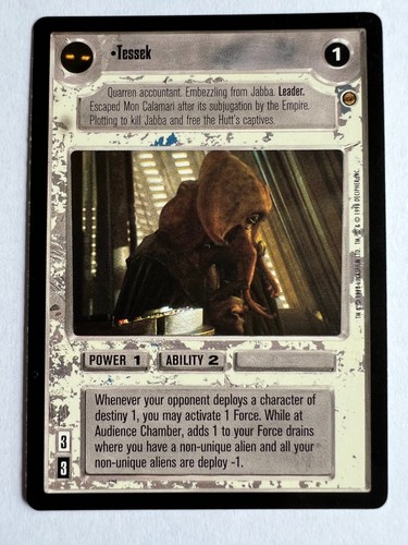 Star wars ccg - star, jabba's