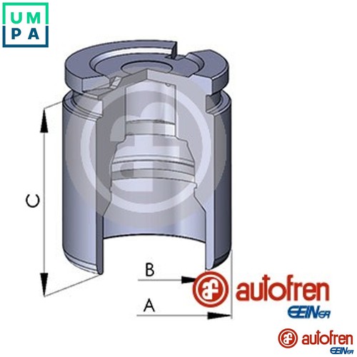 Piston brake caliper d025767 - brake,