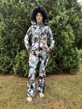 Asos Camo Ski Suit Size 10 Women's One Piece Winter Snowboarding Hooded