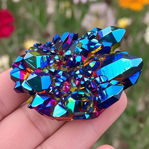 Rainbow angel aura quartz - rainbow,