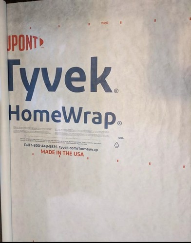 Tyvek house wrap - 8,