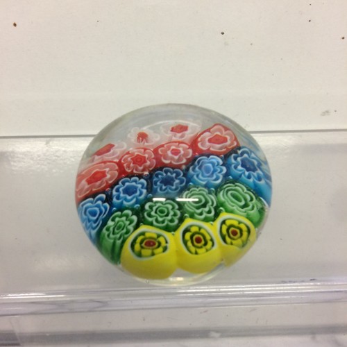 Vintage glass paperweight - vintage,