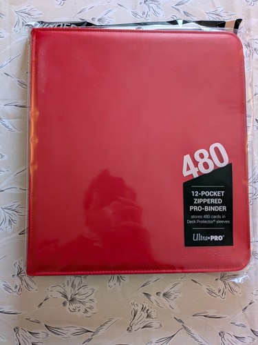 Ultra pro pocket binder - ultra, red