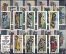 AUTOBRITE-FULL SET- VINTAGE CARS 1965 (25 CARDS) EXCELLENT+++