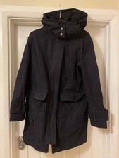 Whistles navy parka coat 10