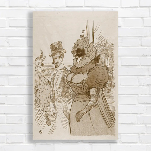 Vintage surreal couple sepia - surreal,