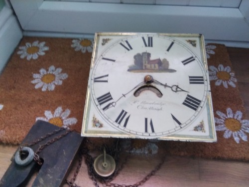 Chudleigh grandfather clock - chudleigh,