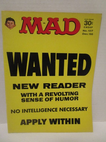 Mad magazine 107 december - mad, #107