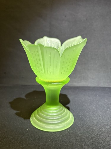 Vintage frosted green satin - vintage,