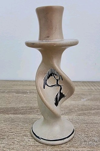 Twisted stem candle holder - twisted,