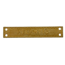 ATLANTIC MEDAL BAR or CLASP in BRASS for British WWII France & Germany Star