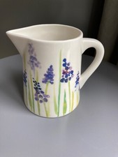 Hand Painted Blue Flowers