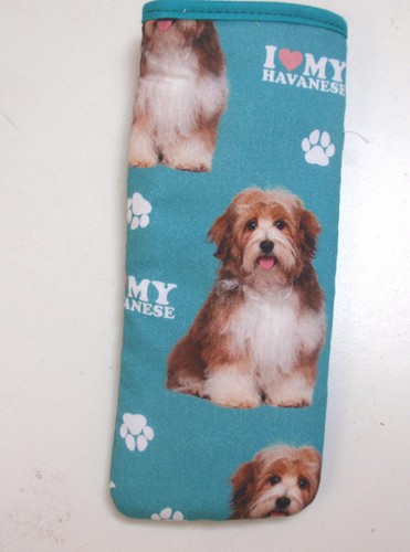 Havanese dogs cotton glasses - havanese,