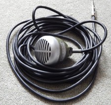 Shure 520D Harmonica Microphone Green Bullet Mic & Cable