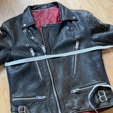 Men wolf vintage leather - wolf,