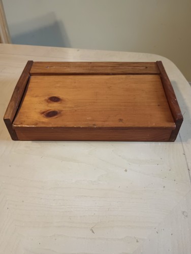 Vintage wooden oak portable - vintage,