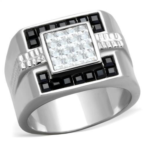 Mens black white - black, ring