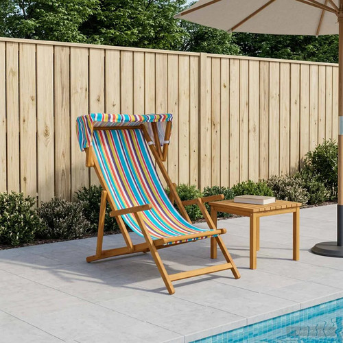 Deck chair solid eucalyptus - deck,