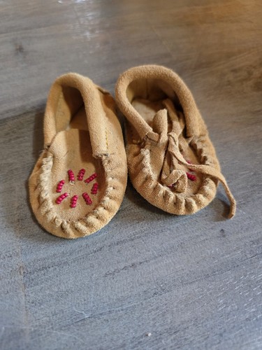 Vintage baby leather - vintage, moccasins