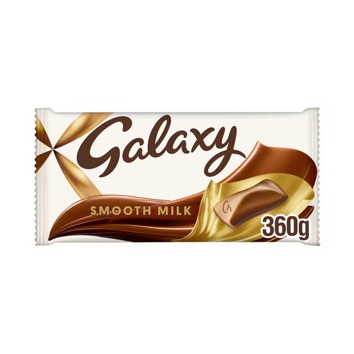 Galaxy milk chocolate 360g - milk,