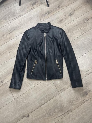 Women jacket black leather - women's,