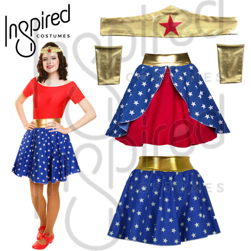 Girls wonder costume - wonder, superhero
