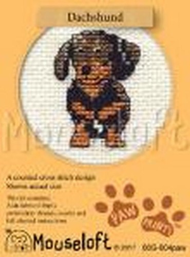 Dachshund cross stitch kit - dachshund,