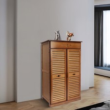 Retro 5 Tier Bamboo Shoe Rack