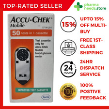 Accu-Chek Mobile Cassette Blood Glucose Test Strips (50) 15% OFF EXP: 03/2026