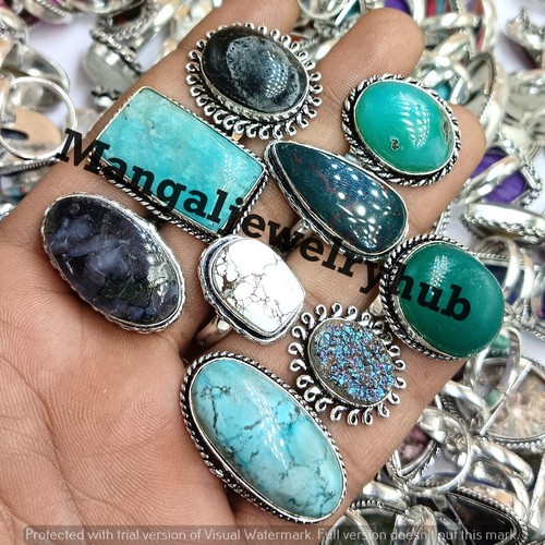 Titanium druzy mix gemstone - titanium,
