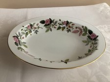 Wedgwood Hathaway Rose Oval Open Vegetable Serving Dish.