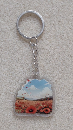 Beautiful perspex poppy - perspex, themed