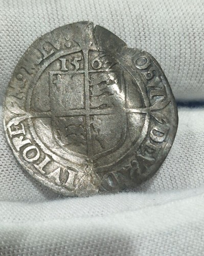 Elizabeth 1562 milled silver - 1562,