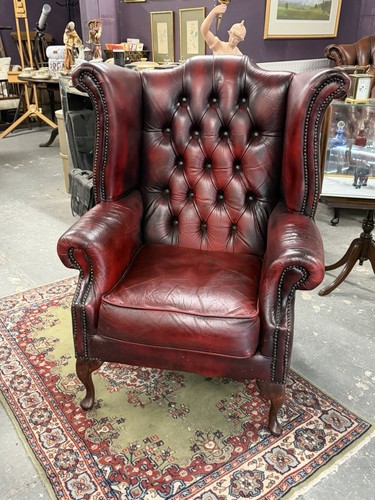 Vintage oxblood red leather - vintage,