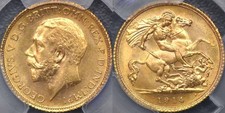 1914 sydney half sovereign - sydney,