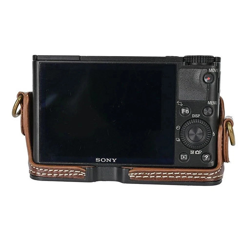 Adjustable leather camera - adjustable,