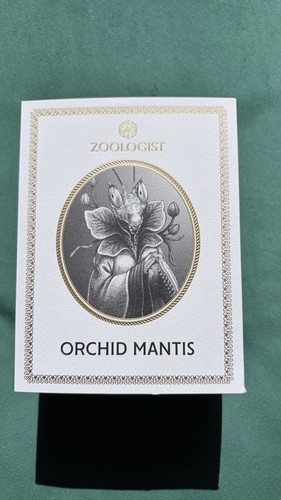 Orchid mantis zoologist - orchid, by