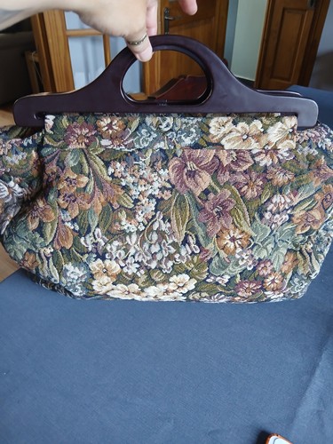 Vintage barkoak tapestry bag - vintage,