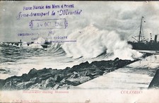 Postcard Colombo Breakwater