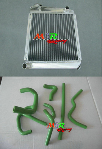 Aluminum radiator green - radiator,