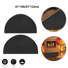 Fire Resistant Mat Fireproof Fireplace Area Protection Floor Hearth Rug  Grill
