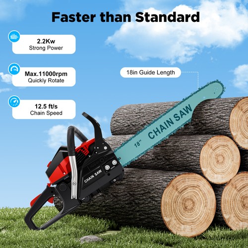 Stroke gas chainsaw 2kw - 2-stroke,