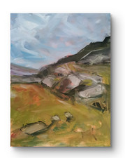 Original acrylic painting x - painting, 12