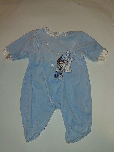 Vintage baby looney tunes blue - looney,