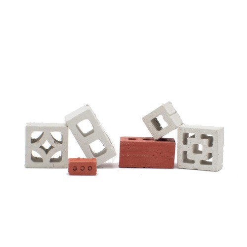 Dolls house bricks blocks - house,