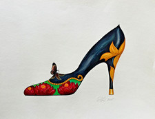 Large Art Deco Shoe- Fantasy