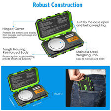 Precision 20G/0.001G Pocket Digital Scale for Jewelry & Gems with Calibration K
