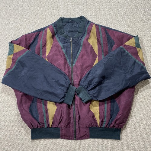 Vintage silk bomber - bomber, jacket