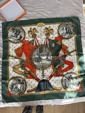 Hermès x Courvoisier “Napoléon” Philippe Ledoux Scarf 90 cm Limited Edition –